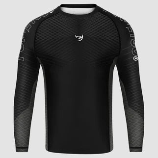 Black/Black Fumetsu Competitor MK2 Long Sleeve Rash Guard