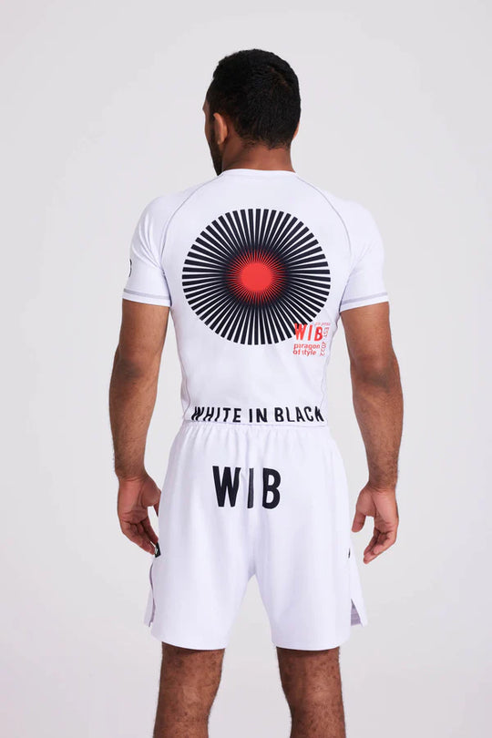 COLL1: White Rash Guard Regular
