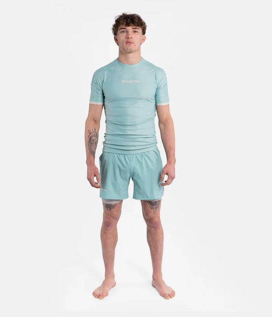 Academy+ Mint Hybrid Shorts